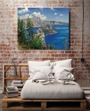 Crater Lake HD Canvas Print Home Decor Paintings Wall Art Pictures