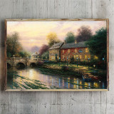 Lamplight Inn  HD Canvas Print Home Decor Paintings Wall Art Pictures