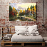 The Valley Of Peace HD Canvas Print Home Decor Paintings Wall Art Pictures