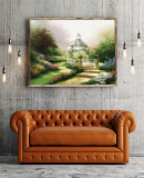 Hidden Gazebo HD Canvas Print Home Decor Paintings Wall Art Pictures