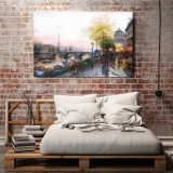 Paris Eiffel ower HD Canvas Print Home Decor Paintings Wall Art Pictures