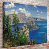 Crater Lake HD Canvas Print Home Decor Paintings Wall Art Pictures