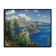 Crater Lake HD Canvas Print Home Decor Paintings Wall Art Pictures