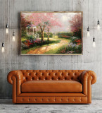 Morning Dogwood HD Canvas Print Home Decor Paintings Wall Art Pictures