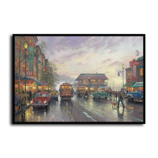 City by the Bay HD Canvas Print Home Decor Paintings Wall Art Pictures