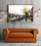 Paris Eiffel ower HD Canvas Print Home Decor Paintings Wall Art Pictures
