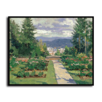 Rose Garden Portland  HD Canvas Print Home Decor Paintings Wall Art Pictures