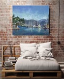 Newport Harbor HD Canvas Print Home Decor Paintings Wall Art Pictures