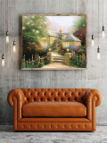 Hollyhock House  HD Canvas Print Home Decor Paintings Wall Art Pictures