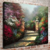 The Victorian Garden HD Canvas Print Home Decor Paintings Wall Art Pictures