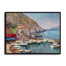 Island Afternoon Greece HD Canvas Print Home Decor Paintings Wall Art Pictures