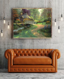 Friendship Cottage HD Canvas Print Home Decor Paintings Wall Art Pictures