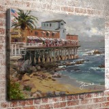 A- View From Cannery Row Monterey HD Canvas Print Home Decor Paintings Wall Art Pictures