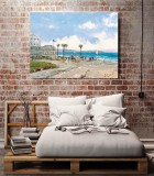 Morning at Nice HD Canvas Print Home Decor Paintings Wall Art Pictures