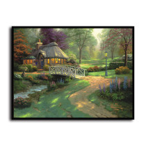 Friendship Cottage HD Canvas Print Home Decor Paintings Wall Art Pictures