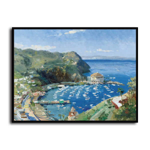 Catalina View From Mt. Ada HD Canvas Print Home Decor Paintings Wall Art Pictures