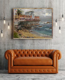 A- View From Cannery Row Monterey HD Canvas Print Home Decor Paintings Wall Art Pictures