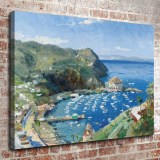 Catalina View From Mt. Ada HD Canvas Print Home Decor Paintings Wall Art Pictures