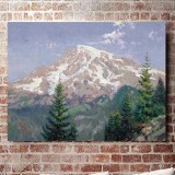 Mount Rainier HD Canvas Print Home Decor Paintings Wall Art Pictures