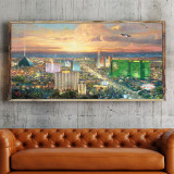 Viva Las Vegas HD Canvas Print Home Decor Paintings Wall Art Pictures