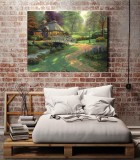 Friendship Cottage HD Canvas Print Home Decor Paintings Wall Art Pictures