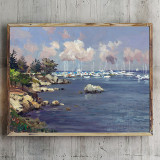 Monterey Marina HD Canvas Print Home Decor Paintings Wall Art Pictures