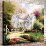 Home Is Where The Heart Is II HD Canvas Print Home Decor Paintings Wall Art Pictures