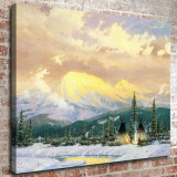 Lingering Dusk HD Canvas Print Home Decor Paintings Wall Art Pictures