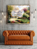 Home Is Where The Heart Is II HD Canvas Print Home Decor Paintings Wall Art Pictures