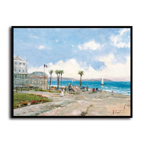 Morning at Nice HD Canvas Print Home Decor Paintings Wall Art Pictures