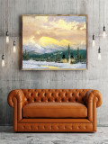 Lingering Dusk HD Canvas Print Home Decor Paintings Wall Art Pictures