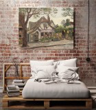 Tuck Box Tearoom HD Canvas Print Home Decor Paintings Wall Art Pictures