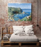 Catalina View From Mt. Ada HD Canvas Print Home Decor Paintings Wall Art Pictures