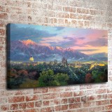 salt lake city of lights HD Canvas Print Home Decor Paintings Wall Art Pictures