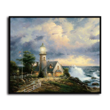 A Light In The Storm HD Canvas Print Home Decor Paintings Wall Art Pictures