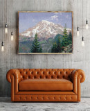 Mount Rainier HD Canvas Print Home Decor Paintings Wall Art Pictures