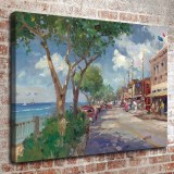 Front Street Lahaina HD Canvas Print Home Decor Paintings Wall Art Pictures