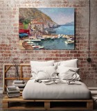 Island Afternoon Greece HD Canvas Print Home Decor Paintings Wall Art Pictures