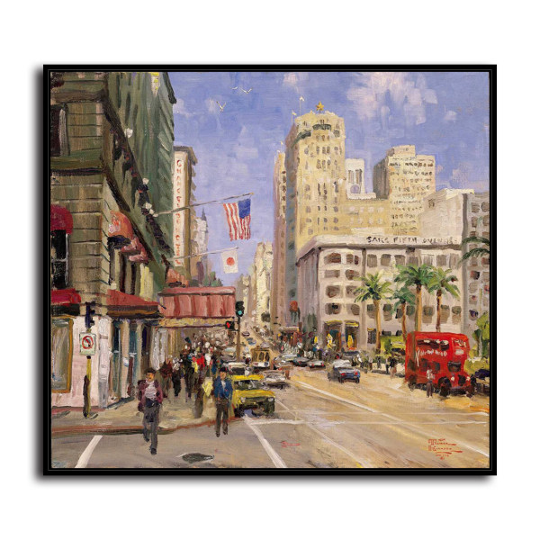 Union Square San Francisco HD Canvas Print Home Decor Paintings Wall Art Pictures