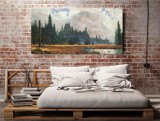 Yosemite Meadow HD Canvas Print Home Decor Paintings Wall Art Pictures