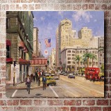 Union Square San Francisco HD Canvas Print Home Decor Paintings Wall Art Pictures