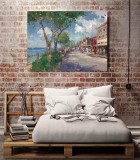 Front Street Lahaina HD Canvas Print Home Decor Paintings Wall Art Pictures