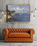 Monterey Marina HD Canvas Print Home Decor Paintings Wall Art Pictures