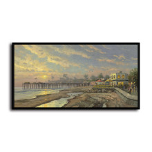 Capitola Sunset HD Canvas Print Home Decor Paintings Wall Art Pictures