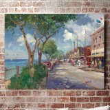 Front Street Lahaina HD Canvas Print Home Decor Paintings Wall Art Pictures