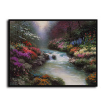 Beside Still Waters HD Canvas Print Home Decor Paintings Wall Art Pictures