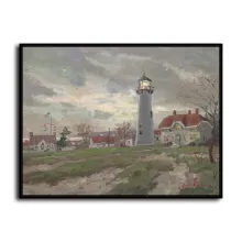 Chatham Light HD Canvas Print Home Decor Paintings Wall Art Pictures