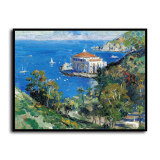 Catalina View From Descanso Canyon HD Canvas Print Home Decor Paintings Wall Art Pictures