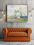 Tower Bridge London HD Canvas Print Home Decor Paintings Wall Art Pictures