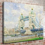 Tower Bridge London HD Canvas Print Home Decor Paintings Wall Art Pictures